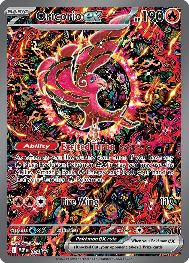 Image for Oricorio ex - 024 (024) (Holofoil) (ME: Mega Evolution Promo) - Pokemon