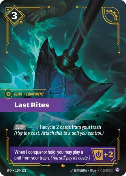 Image for Last Rites (150/221) (Foil) (Spiritforged) - Riftbound: League of Legends Trading Card Game