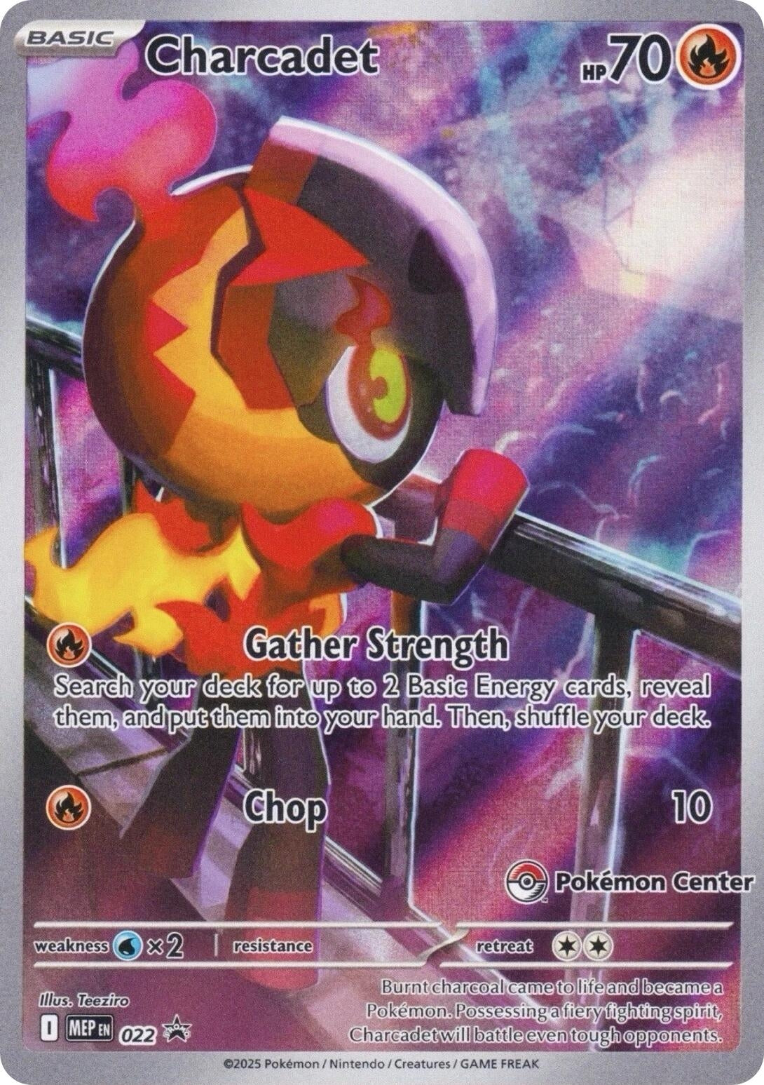 Charcadet - 022 (Pokemon Center Exclusive) (022) (Holofoil) (ME: Mega Evolution Promo)