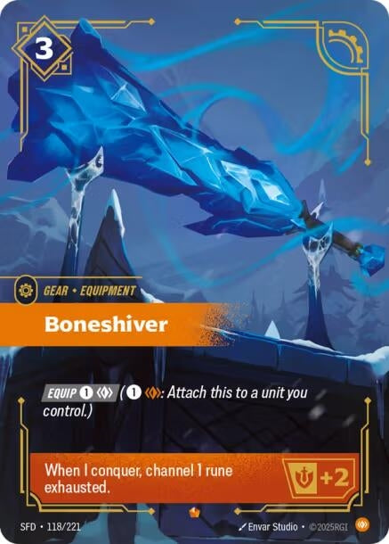 Image for Boneshiver (118/221) (Foil) (Spiritforged) - Riftbound: League of Legends Trading Card Game