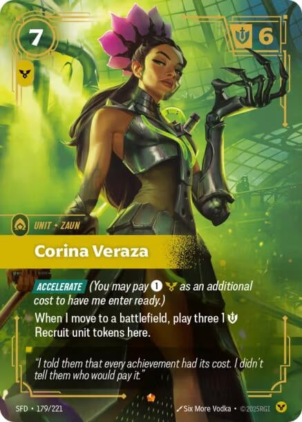 Image for Corina Veraza (179/221) (Foil) (Spiritforged) - Riftbound: League of Legends Trading Card Game