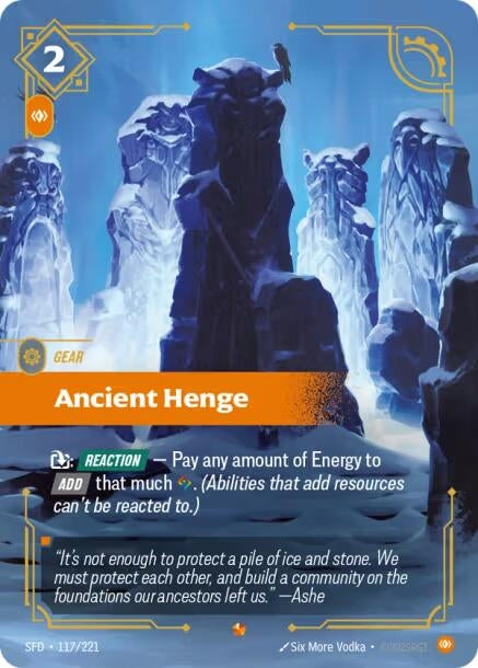 Image for Ancient Henge (117/221) (Foil) (Spiritforged) - Riftbound: League of Legends Trading Card Game