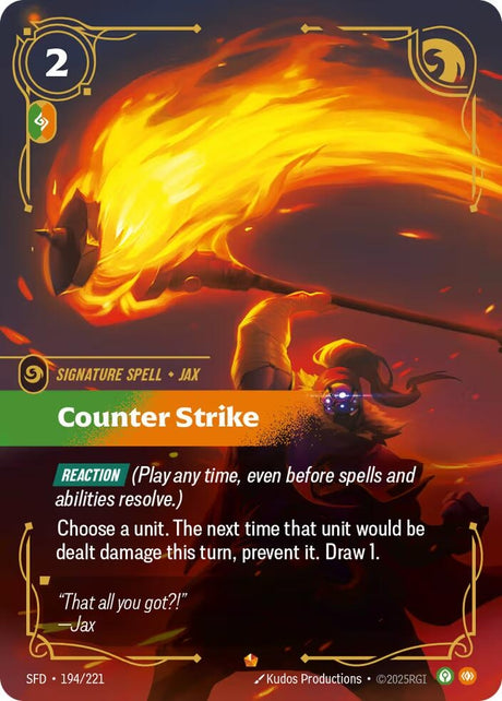 Image for Counter Strike (194/221) (Foil) (Spiritforged) - Riftbound: League of Legends Trading Card Game