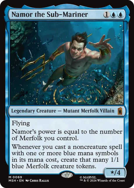 Image for Namor the Sub-Mariner (69) (Foil) (Marvel Super Heroes) - Magic: The Gathering