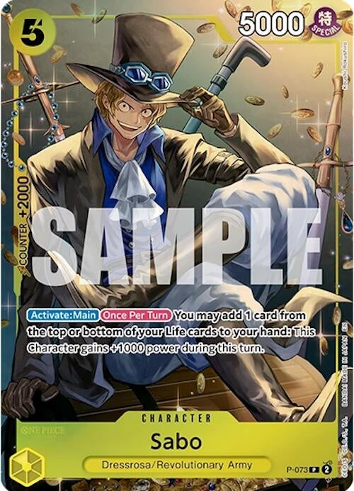 Image for Sabo (Tin Pack Set Vol. 2) (P-073) (Foil) (One Piece Promotion Cards) - One Piece Card Game