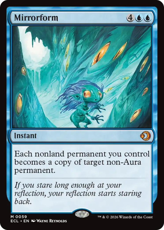 Image for Mirrorform (59) (Foil) (Lorwyn Eclipsed) - Magic: The Gathering