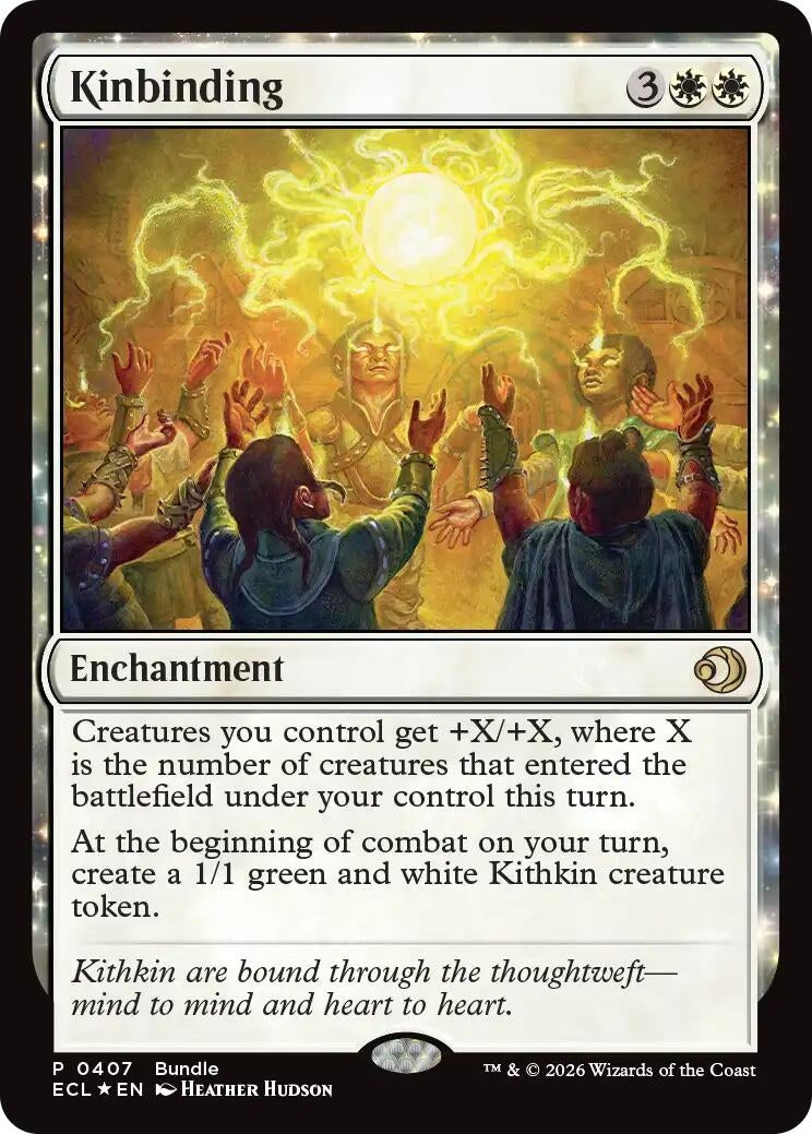 Image for Kinbinding (407) (Foil) (Unique and Miscellaneous Promos) (UMP) - Magic: The Gathering