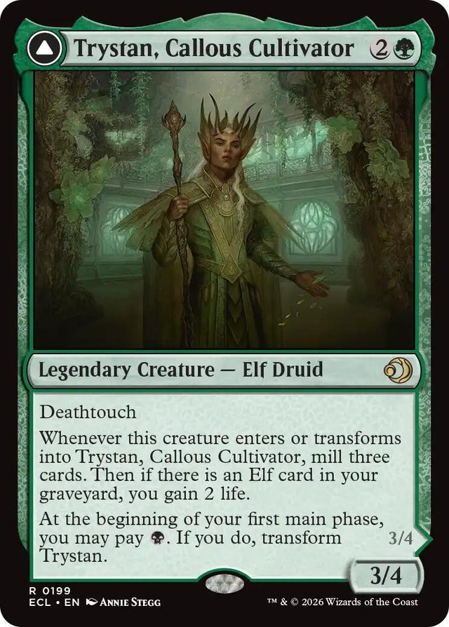 Image for Trystan, Callous Cultivator (199) (Foil) (Lorwyn Eclipsed) - Magic: The Gathering