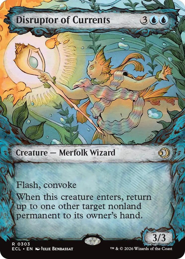 Image for Disruptor of Currents (Showcase) (303) (Foil) (Lorwyn Eclipsed) - Magic: The Gathering