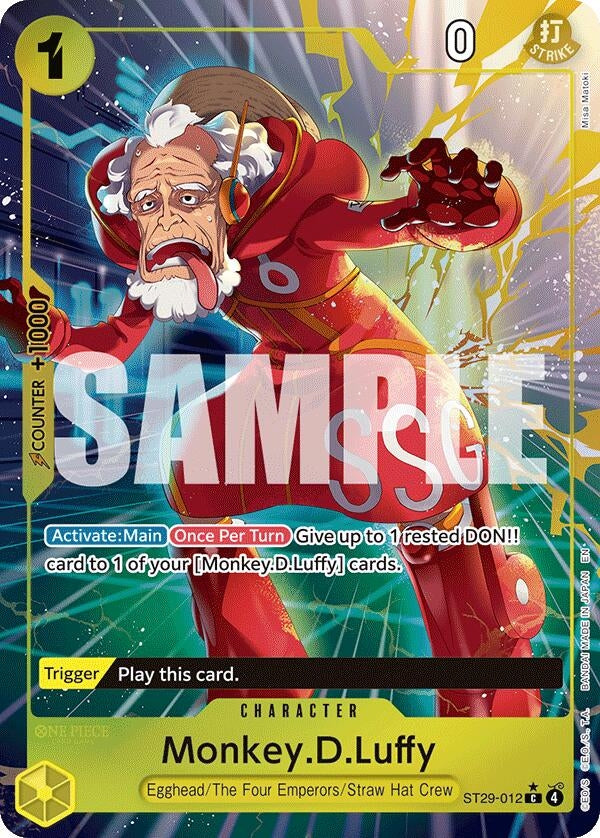 Image for Monkey.D.Luffy (012) (Full Art) (ST29-012) (Foil) (Starter Deck 29: Egghead) - One Piece Card Game