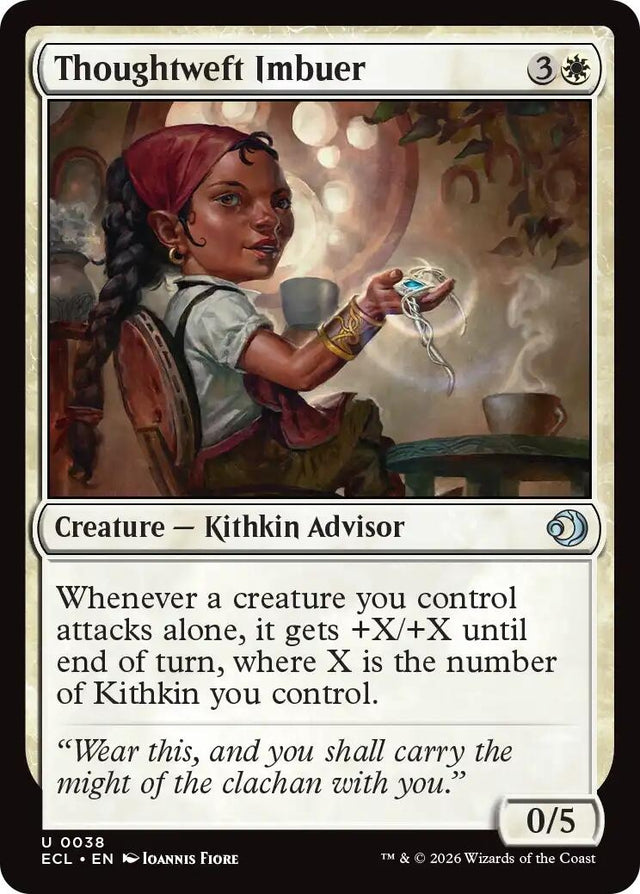 Image for Thoughtweft Imbuer (38) (Foil) (Lorwyn Eclipsed) - Magic: The Gathering