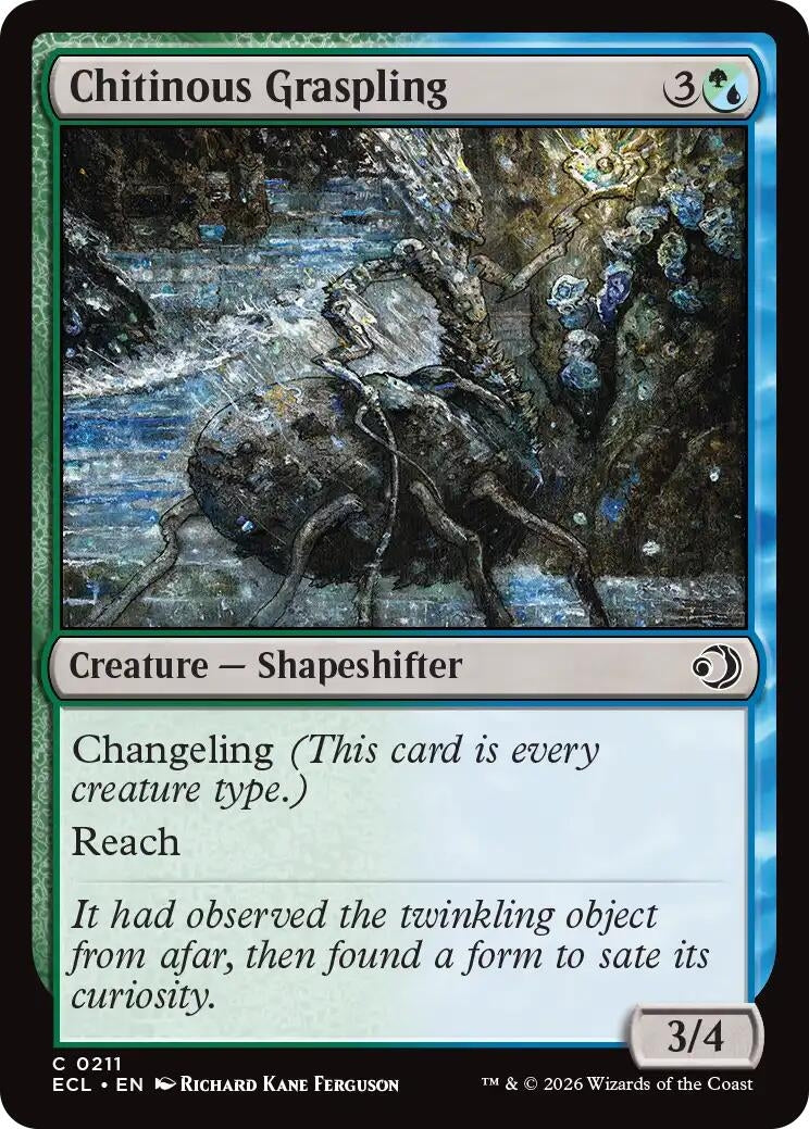 Image for Chitinous Graspling (211) (Foil) (Lorwyn Eclipsed) - Magic: The Gathering