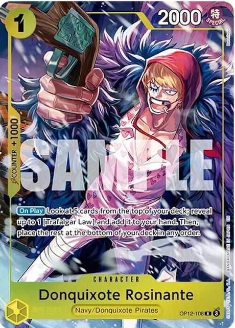 Image for Donquixote Rosinante (Illustration Box Vol.6) (OP12-108) (Foil) (One Piece Promotion Cards) - One Piece Card Game