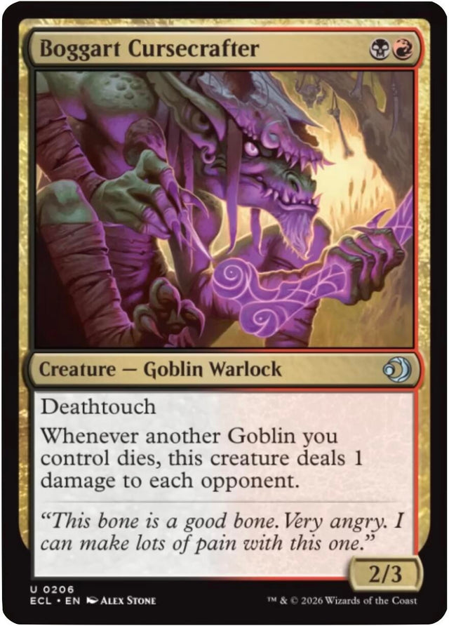 Image for Boggart Cursecrafter (206) (Foil) (Lorwyn Eclipsed) - Magic: The Gathering