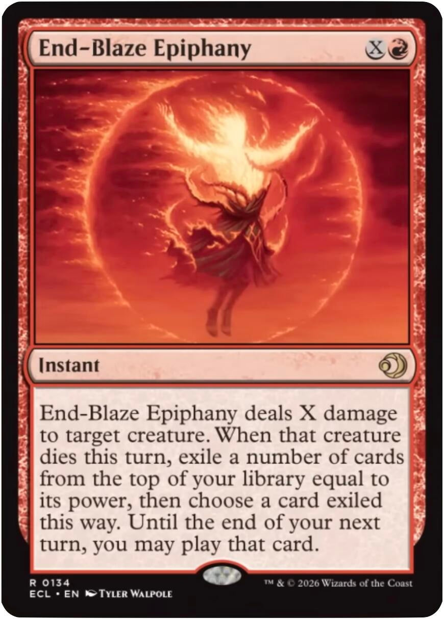 Image for End-Blaze Epiphany (134) (Foil) (Lorwyn Eclipsed) - Magic: The Gathering