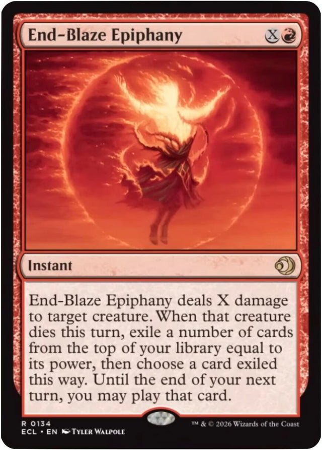 Image for End-Blaze Epiphany (134) (Foil) (Lorwyn Eclipsed) - Magic: The Gathering
