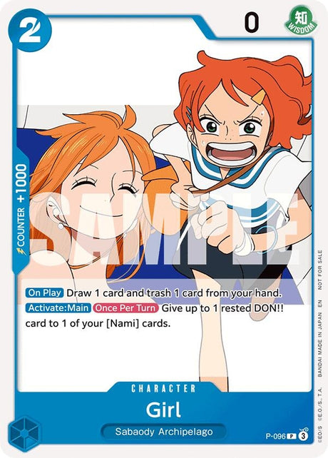 Image for Girl (OP14 Release Event) (P-096) (One Piece Promotion Cards) - One Piece Card Game