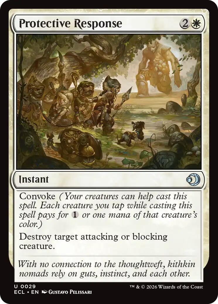 Image for Protective Response (29) (Foil) (Lorwyn Eclipsed) - Magic: The Gathering