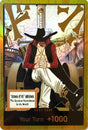 Image for DON!! Card (Dracule Mihawk) (Gold) (Foil) (The Azure Sea's Seven) - One Piece Card Game