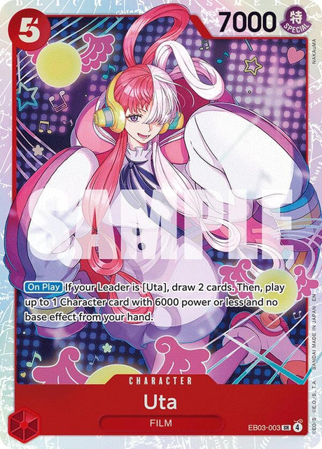 Image for Uta (003) (EB03-003) (Foil) (Extra Booster: One Piece Heroines Edition) - One Piece Card Game