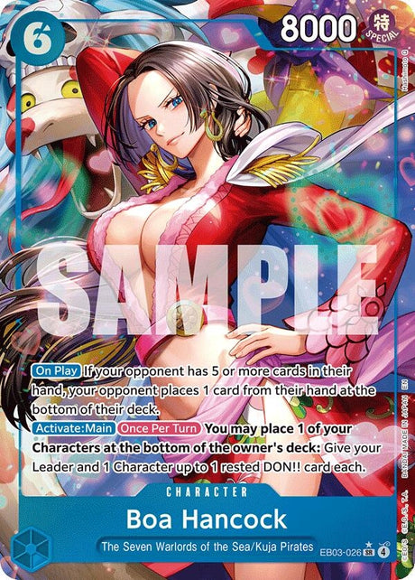 Image for Boa Hancock (Alternate Art) (EB03-026) (Foil) (Extra Booster: One Piece Heroines Edition) - One Piece Card Game