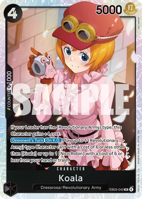 Image for Koala (EB03-042) (Foil) (Extra Booster: One Piece Heroines Edition) - One Piece Card Game