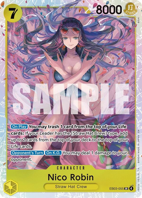 Image for Nico Robin (055) (EB03-055) (Foil) (Extra Booster: One Piece Heroines Edition) - One Piece Card Game