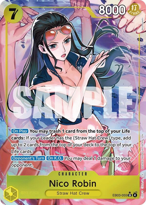 Image for Nico Robin (055) (Alternate Art) (EB03-055) (Foil) (Extra Booster: One Piece Heroines Edition) - One Piece Card Game