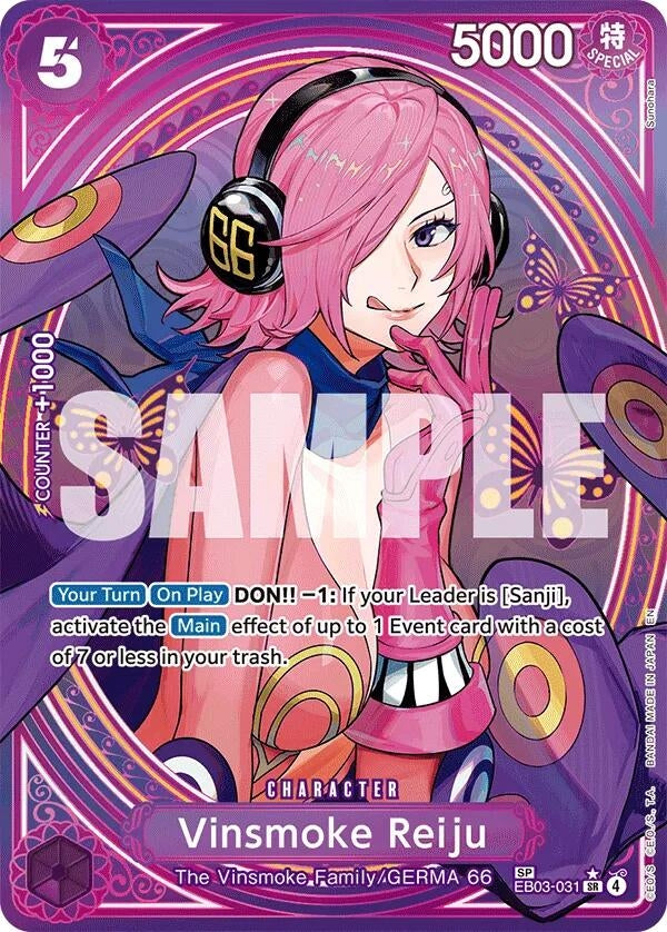 Image for Vinsmoke (SP) (EB03-031) (Foil) (Extra Booster: One Piece Heroines Edition) - One Piece Card Game