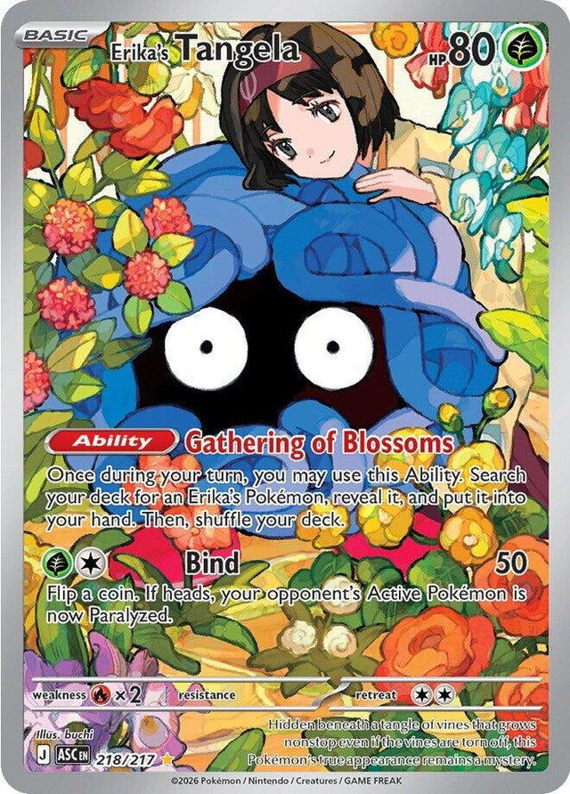 Erika's Tangela (218/217) (Holofoil) (ME: Ascended Heroes)