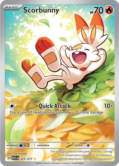 Image for Scorbunny (225/217) (Holofoil) (ME: Ascended Heroes) - Pokemon