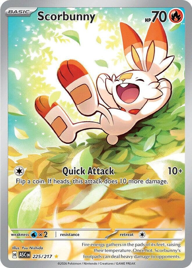 Image for Scorbunny (225/217) (Holofoil) (ME: Ascended Heroes) - Pokemon