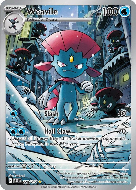 Image for Weavile (228/217) (Holofoil) (ME: Ascended Heroes) - Pokemon