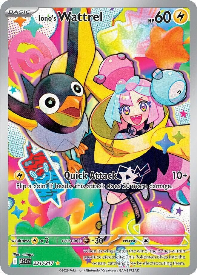 Iono's Wattrel (231/217) (Holofoil) (ME: Ascended Heroes)