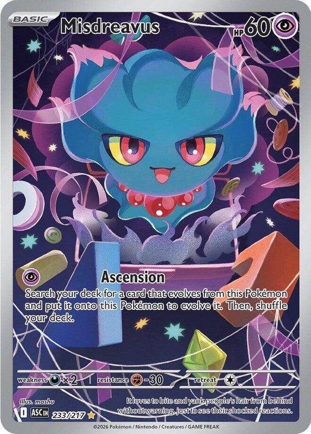 Image for Misdreavus (233/217) (Holofoil) (ME: Ascended Heroes) - Pokemon
