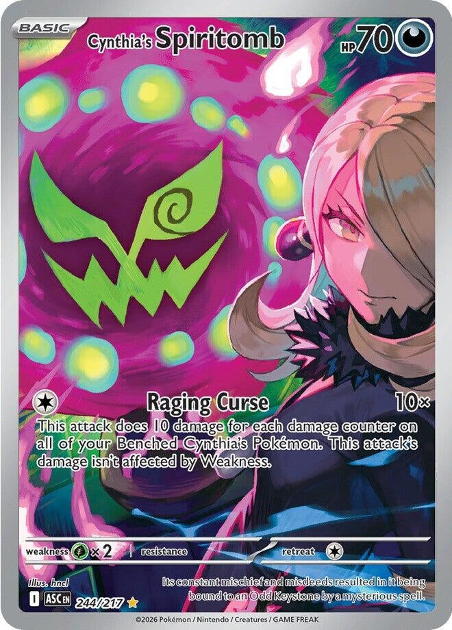 Image for Cynthia's Spiritomb (244/217) (Holofoil) (ME: Ascended Heroes) - Pokemon
