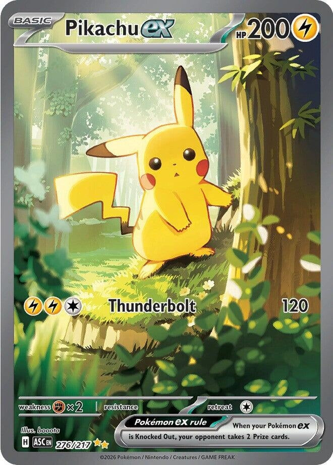 Image for Pikachu ex (276/217) (Holofoil) (ME: Ascended Heroes) - Pokemon