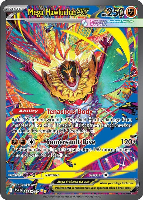 Image for Mega Hawlucha ex (283/217) (Holofoil) (ME: Ascended Heroes) - Pokemon