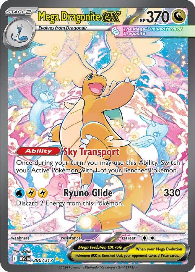 Image for Mega Dragonite ex (290/217) (Holofoil) (ME: Ascended Heroes) - Pokemon