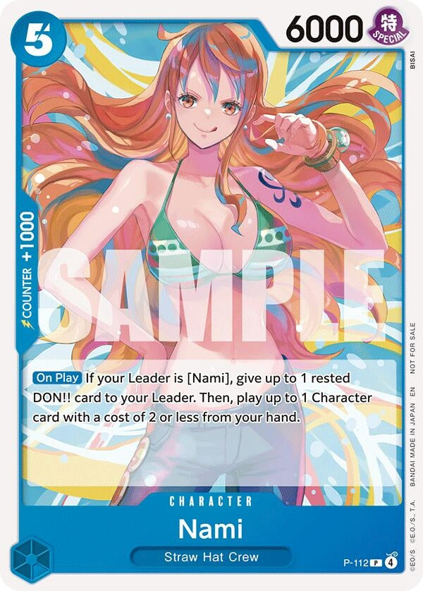 Image for Nami (Heroines Battle Pack) (P-112) (One Piece Promotion Cards) - One Piece Card Game