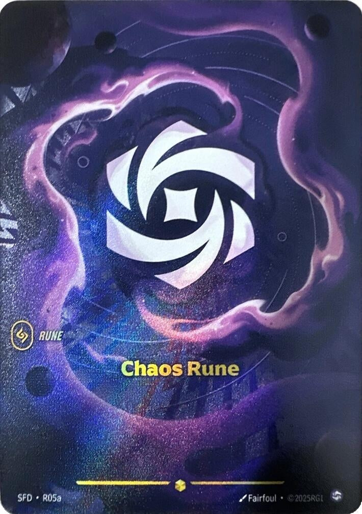 Image for Chaos Rune (Alternate Art) (R05a) (Foil) (Spiritforged) - Riftbound: League of Legends Trading Card Game