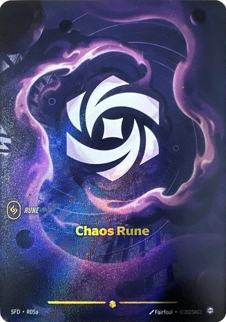 Image for Chaos Rune (Alternate Art) (R05a) (Foil) (Spiritforged) - Riftbound: League of Legends Trading Card Game