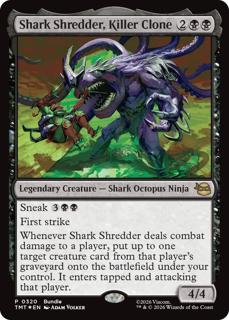 Image for Shark Shredder, Killer Clone (320) (Foil) (Unique and Miscellaneous Promos) (UMP) - Magic: The Gathering