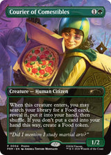 Image for Courier of Comestibles (Borderless) (4) (Foil) (Unique and Miscellaneous Promos) (UMP) - Magic: The Gathering
