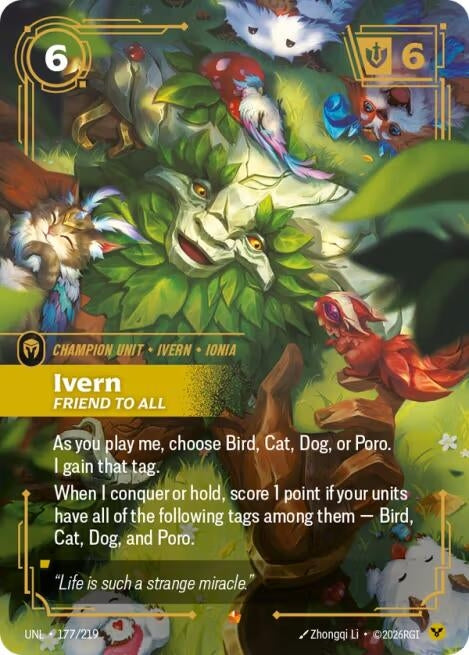 Ivern - Friend to All (177/219) (Foil) (Unleashed)