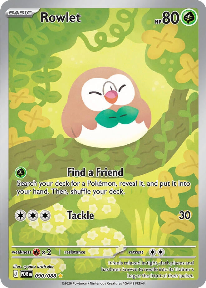 Rowlet (090/088) (Holofoil) (ME03: Perfect Order)