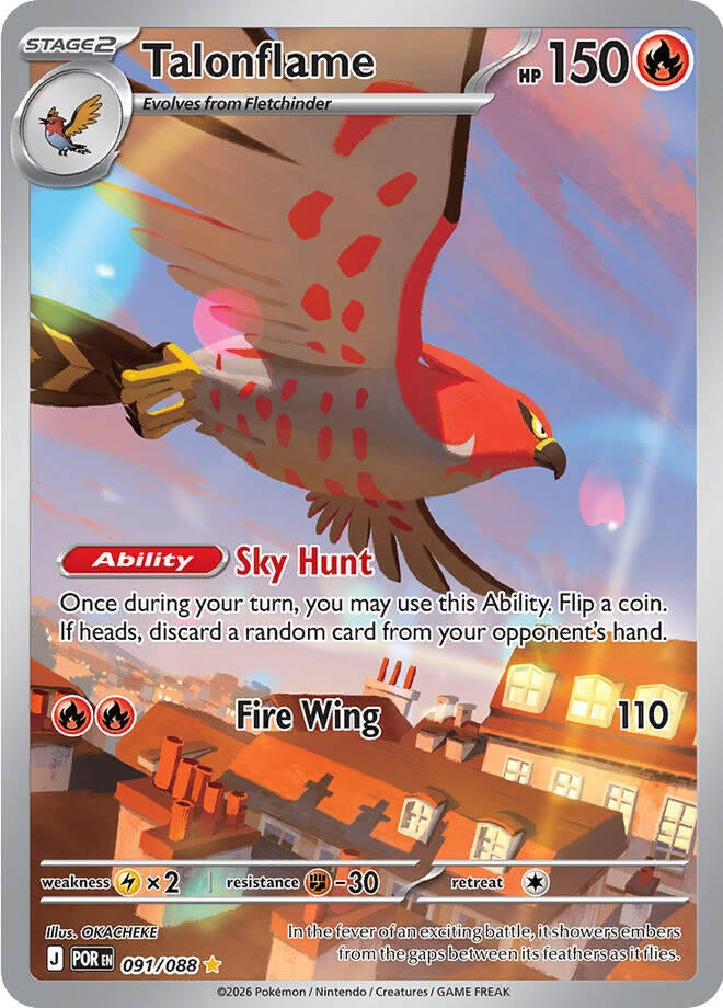 Talonflame (091/088) (Holofoil) (ME03: Perfect Order)