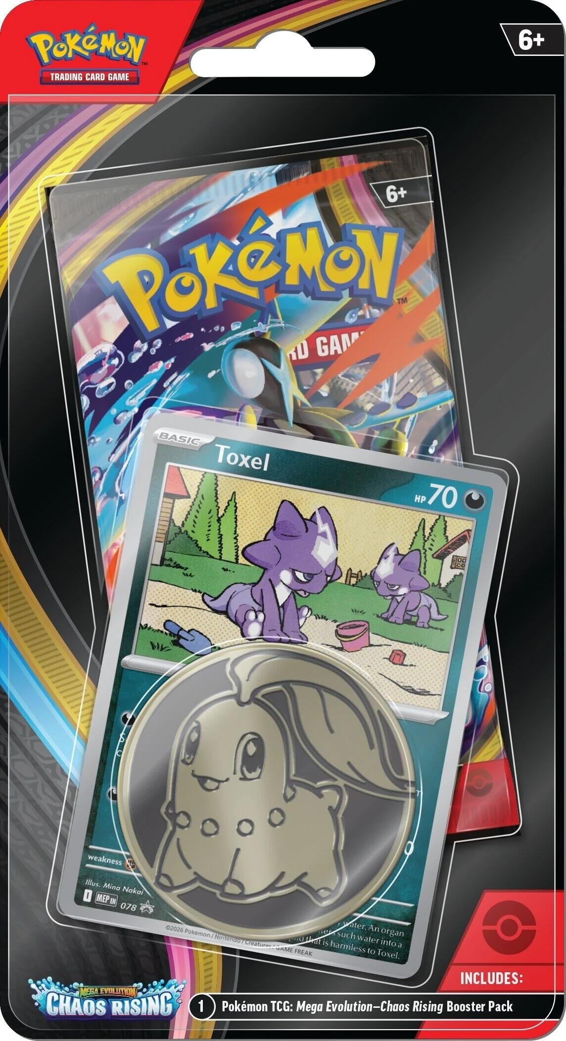 ポケモンカードゲーム CHAOS RISING 英語版 1box Chaos Rising Single Pack Blister [Toxel] – Grandad's Cards