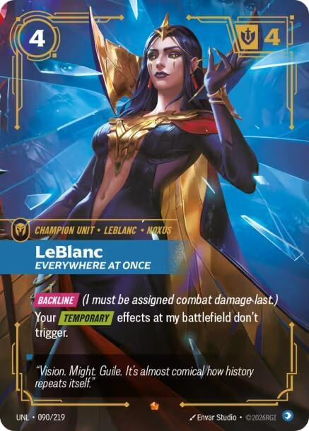 LeBlanc - Everywhere At Once (090/219) (Foil) (Unleashed)