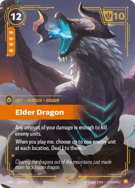 Elder Dragon (118/219) (Foil) (Unleashed)